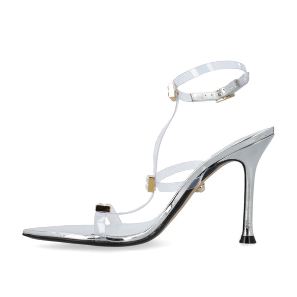 ADDY 095 NAIL VEGAS SILVER SANDALS