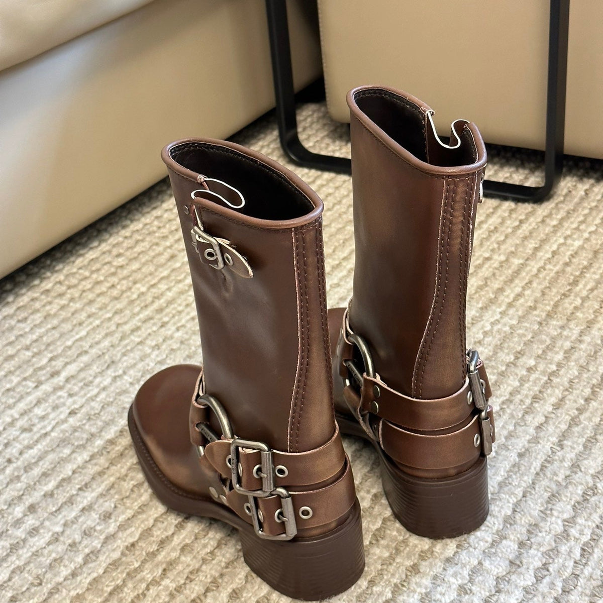 MIU M BOOTS