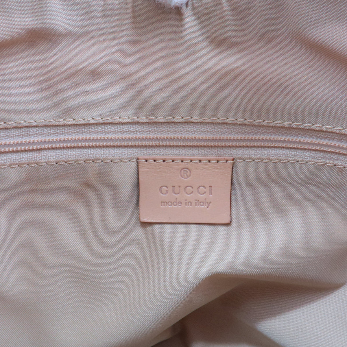 GUCCI GG Canvas Leather Shoulder Bag Hand Bag Pink 001繝ｻ3386