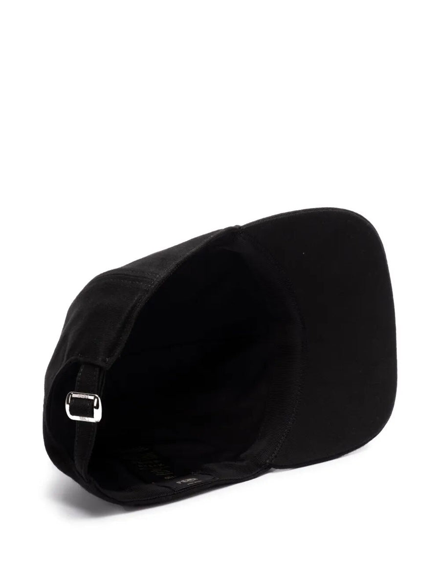 Fendi Men Fendi Roma Embroidery Cotton Baseball Cap