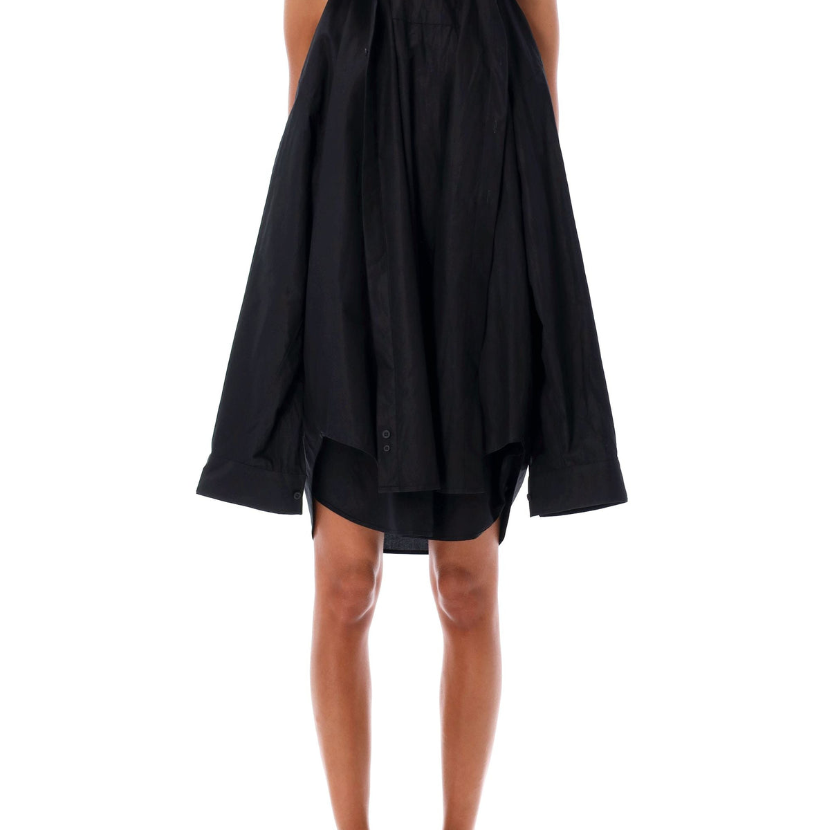 BALENCIAGA Suspended Mini Shirt Dress
