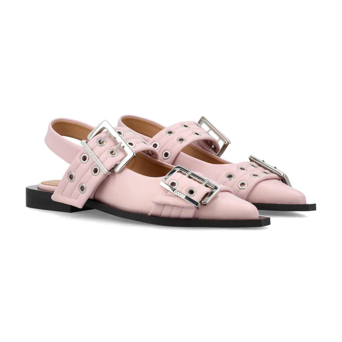 FEMININE BUCKLE BALLERINAS