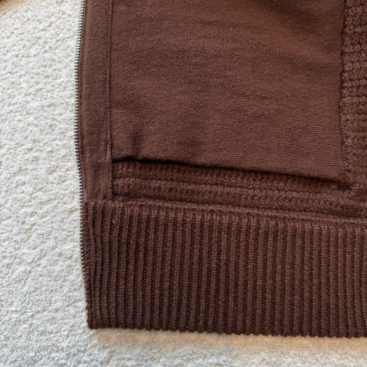MIU M ZIP CARDIGAN