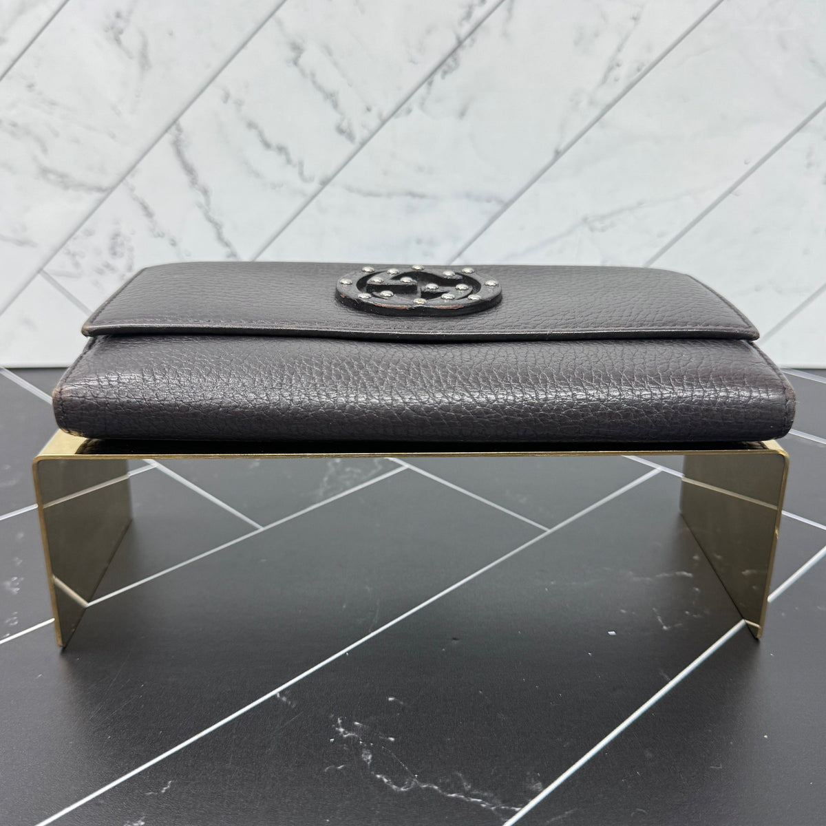 Gucci Brown Interlocking G Long Wallet