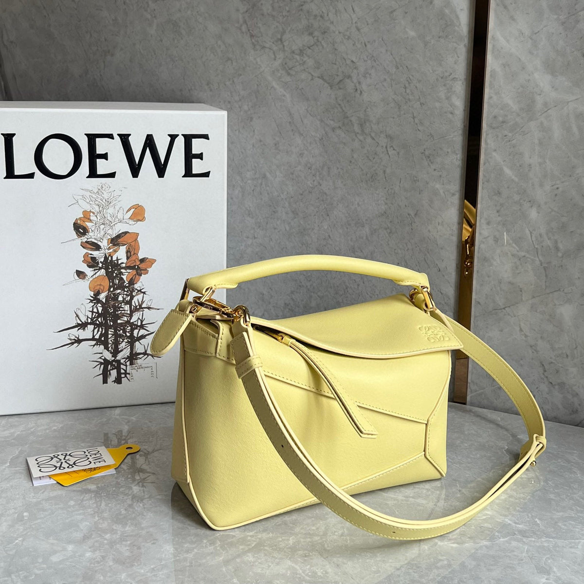 LOEW SMALL PUZZLE EDGE BAG