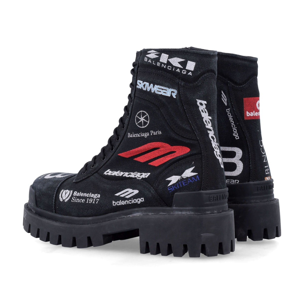 BALENCIAGA Combat Strike Canvas L20 Boots