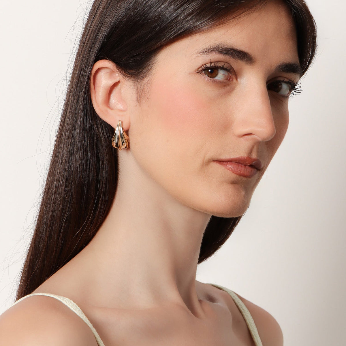 Bottega Veneta Women Silver Earrings