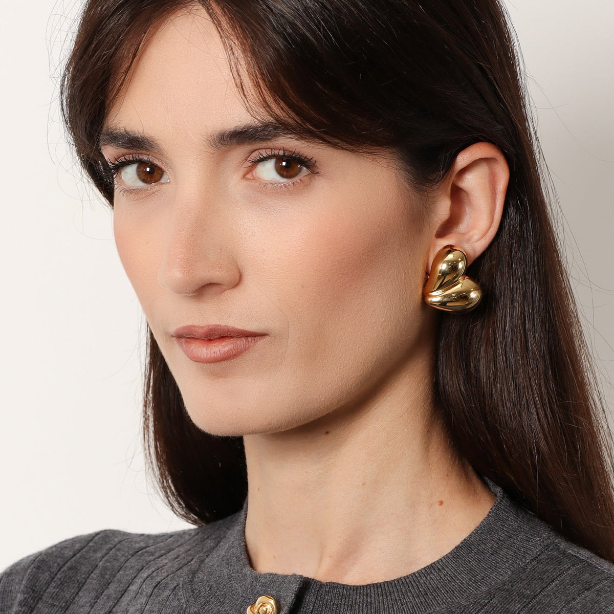 Bottega Veneta Women Silver Earrings