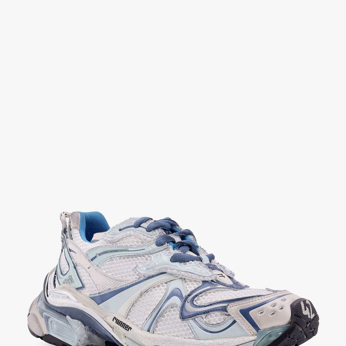Balenciaga Men Runner 2 Mesh Sneakers