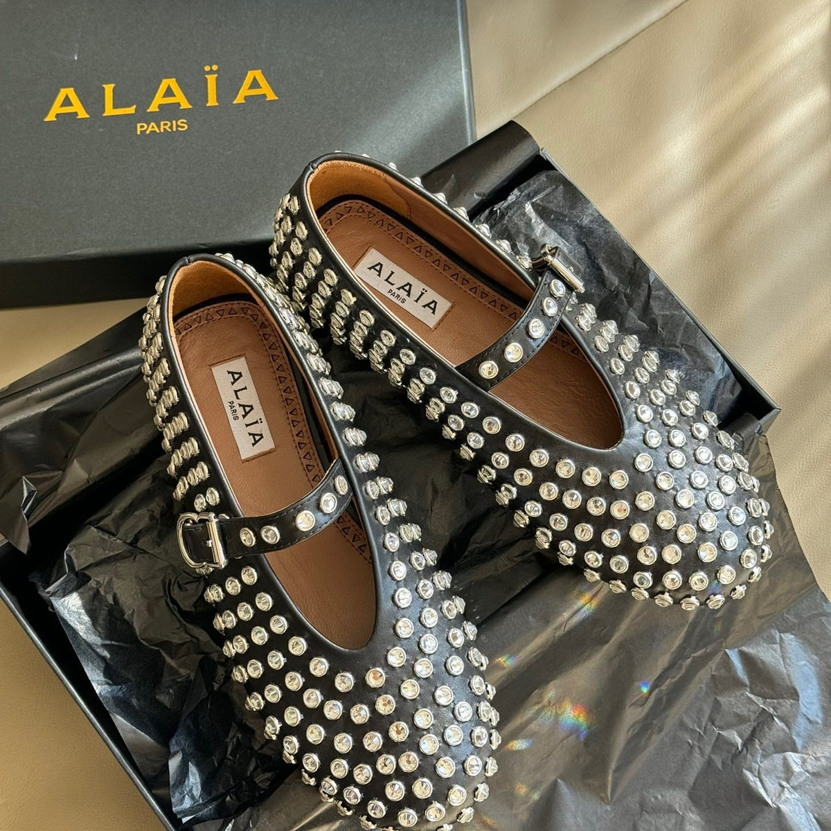ALAIA BALLET FLATS