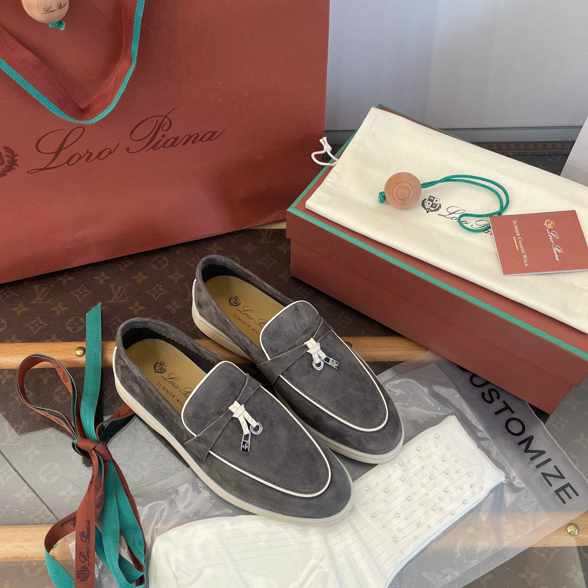 LORO P SUMMER CHARMS LOAFERS