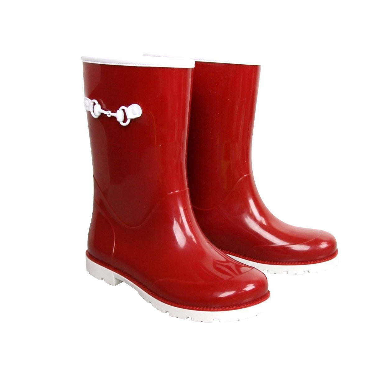 Gucci Kids Rain Boot With Horsebit