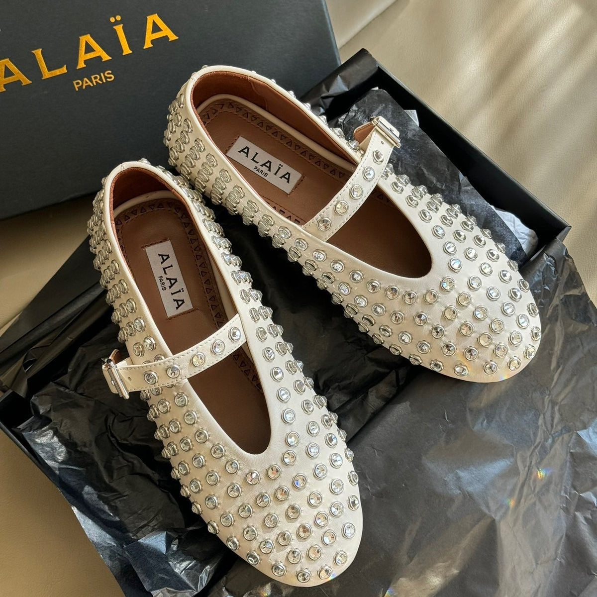 ALAIA BALLET FLATS