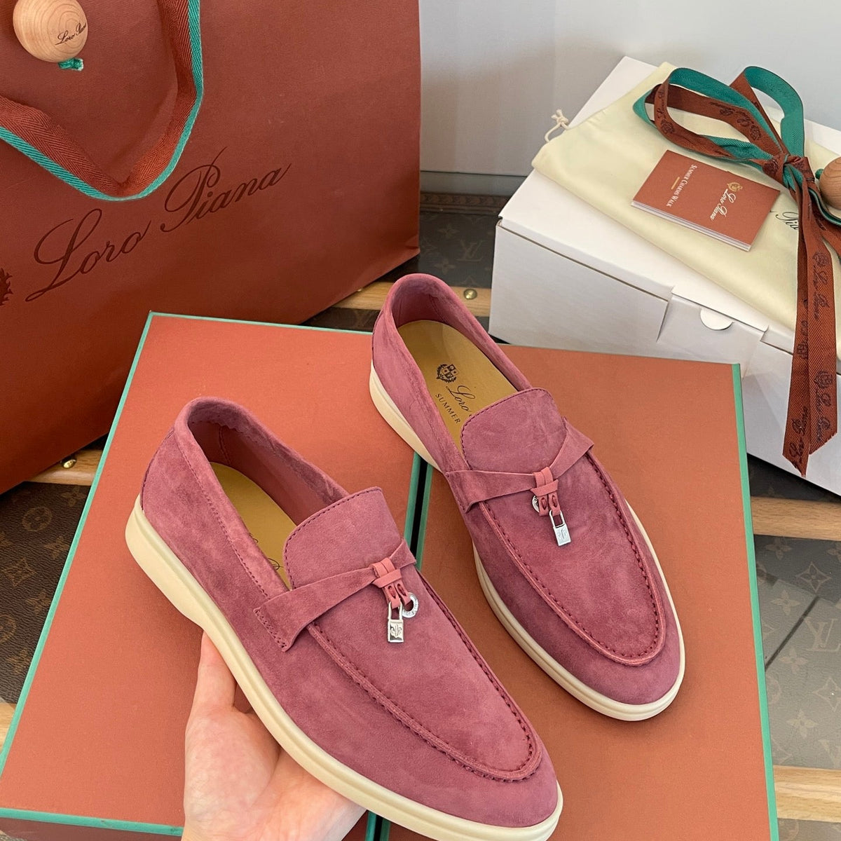 LORO P SUMMER CHARMS LOAFERS