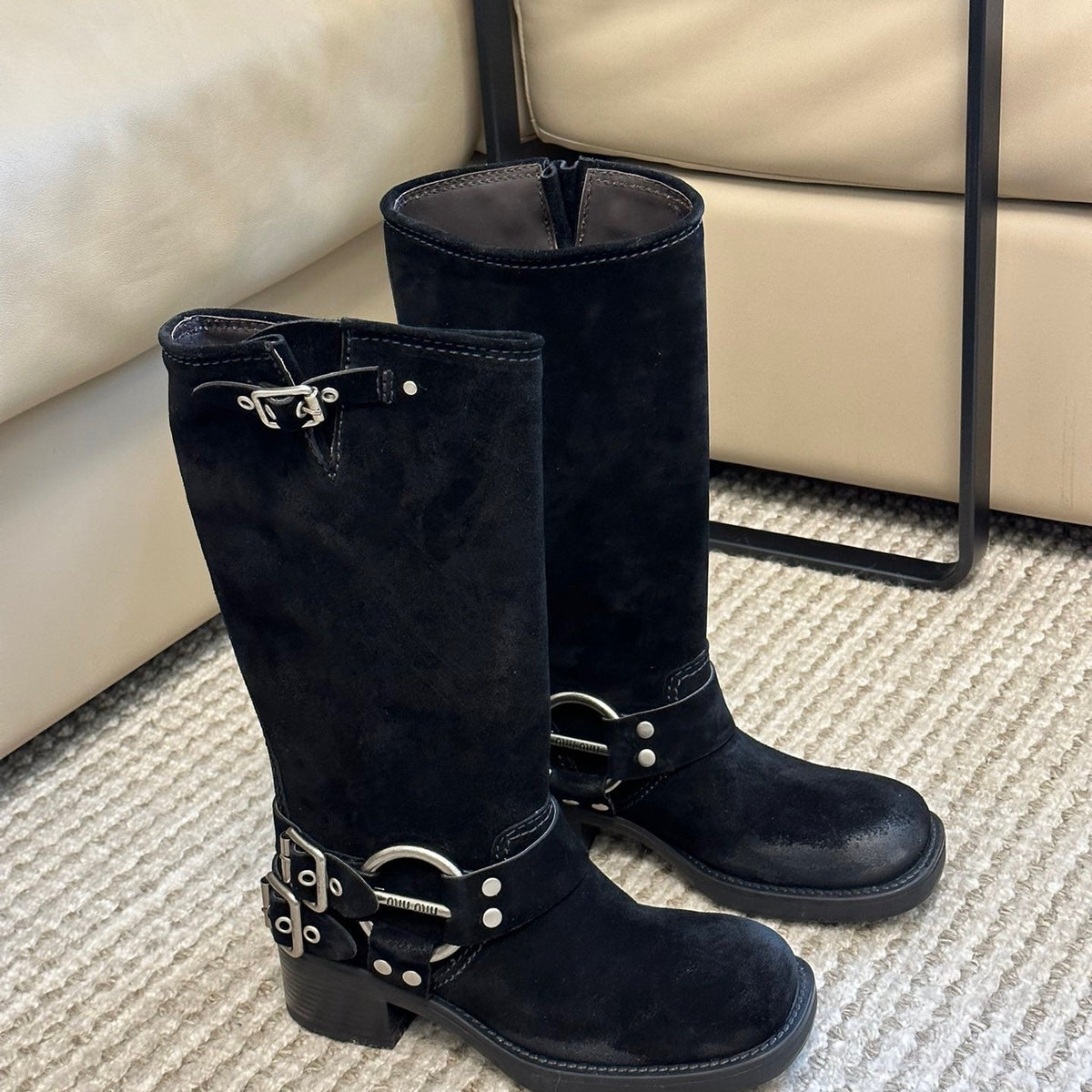 MIU M BOOTS
