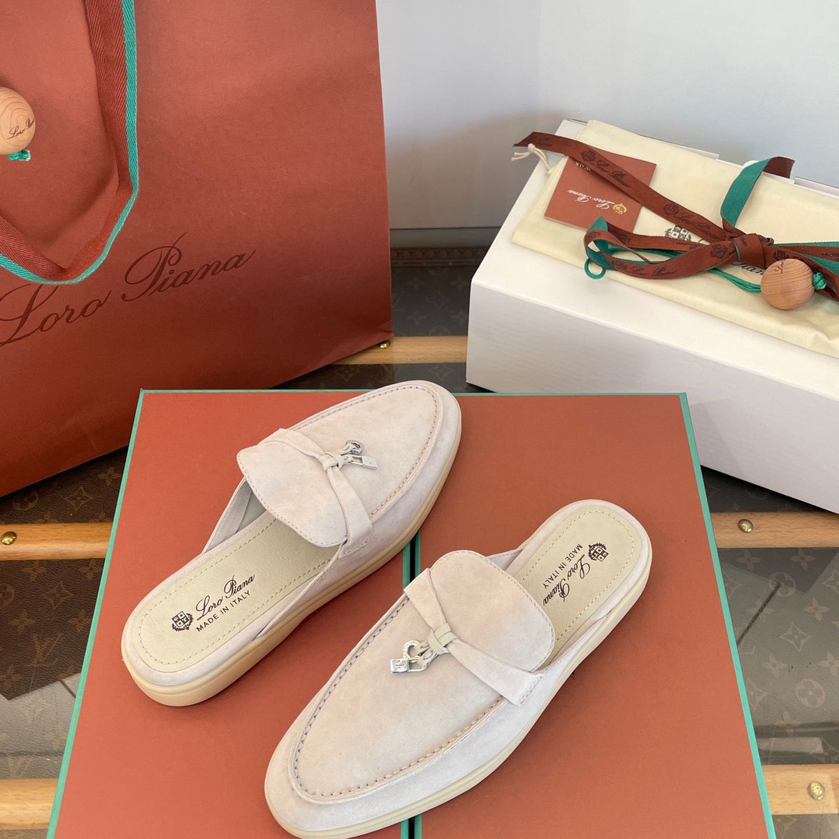 LORO P SUMMER CHARMS LOAFERS