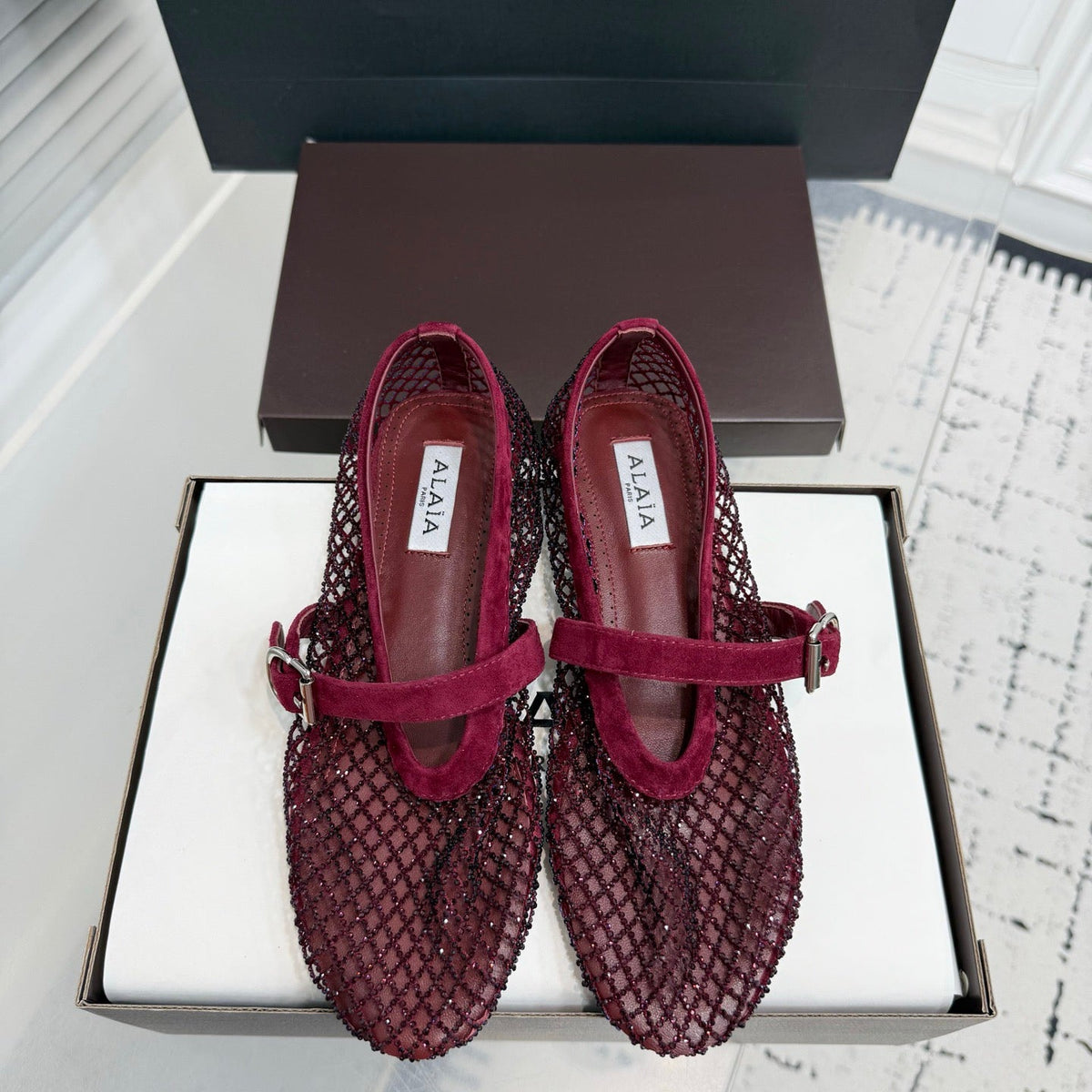 ALAIA BALLET FLATS