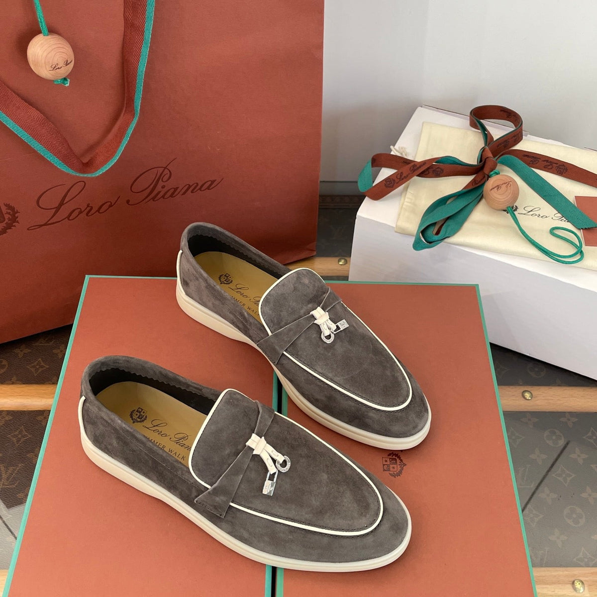 LORO P SUMMER CHARMS LOAFERS
