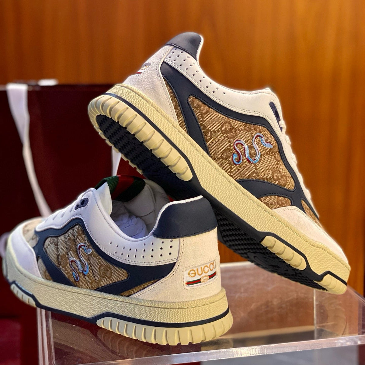 GG RE WEB SNEAKERS