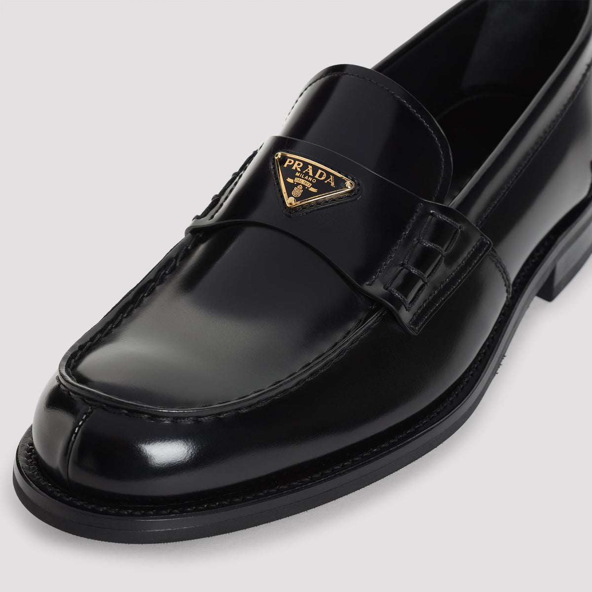 PRADA Elegant Leather Loafers for Men