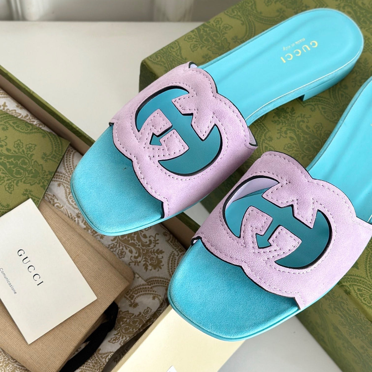 GG CUT OUT SANDALS