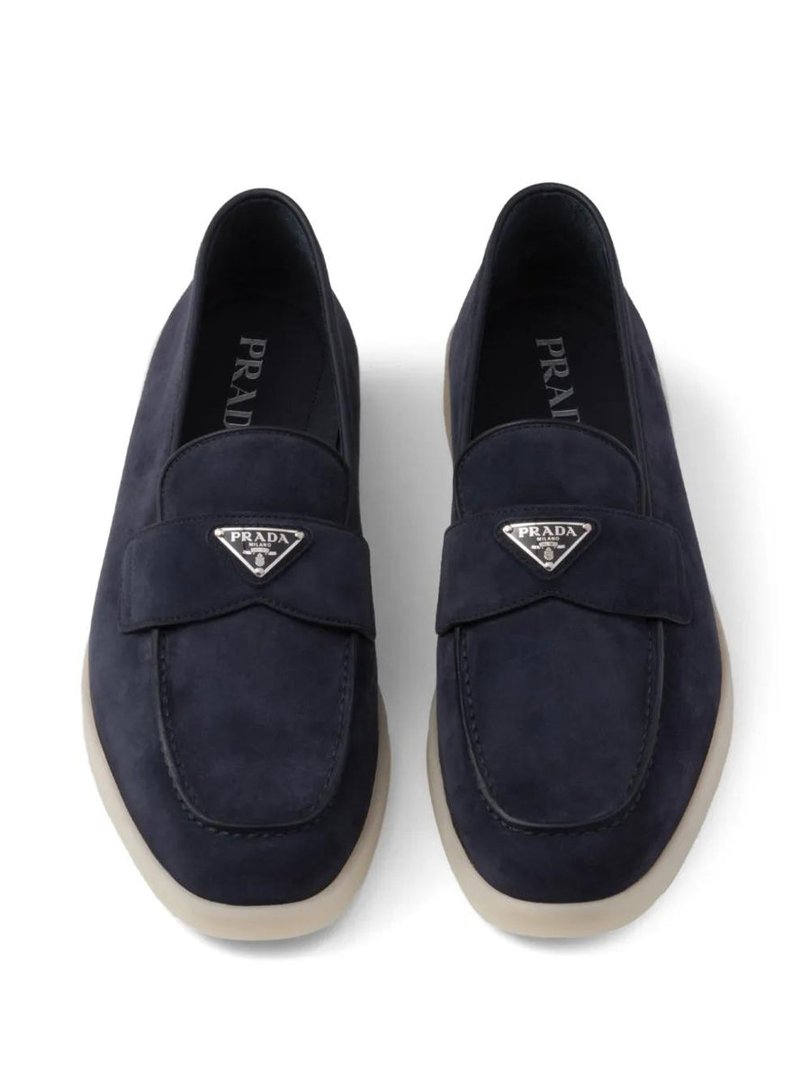 PRADA Luxury Leather Moccasins for Men