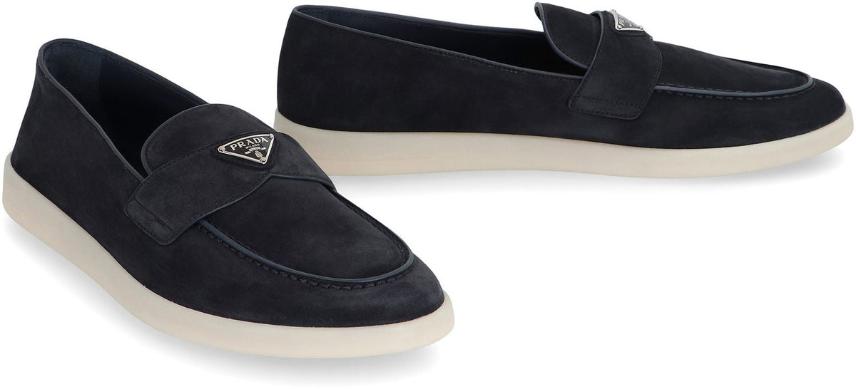 PRADA Premium Suede Loafers for Men