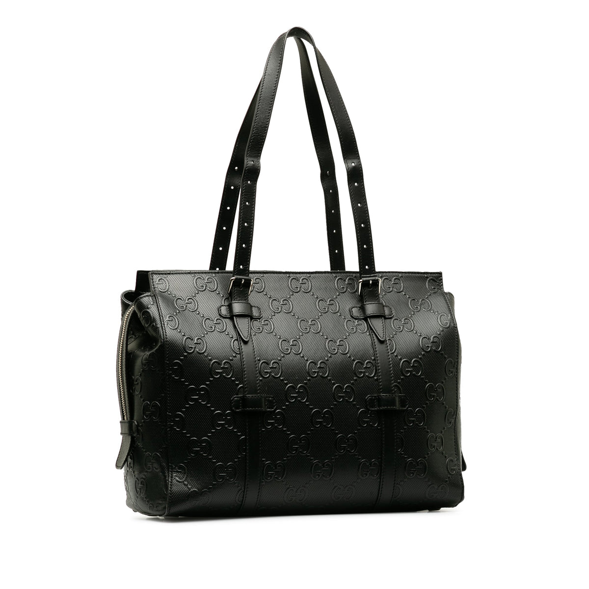 GUCCI GG Embossed Tote Bag