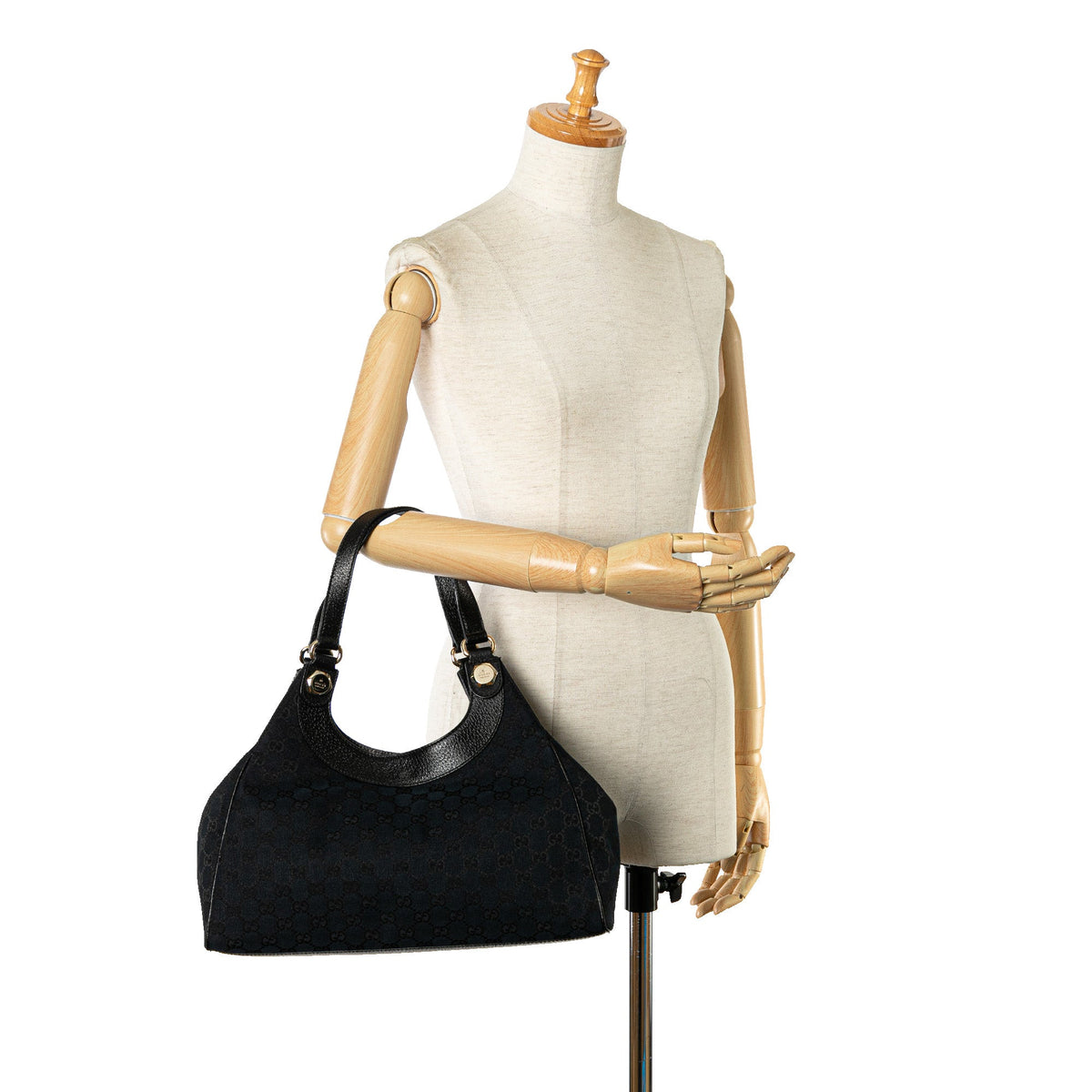 GUCCI GG Canvas Charmy Shoulder Bag
