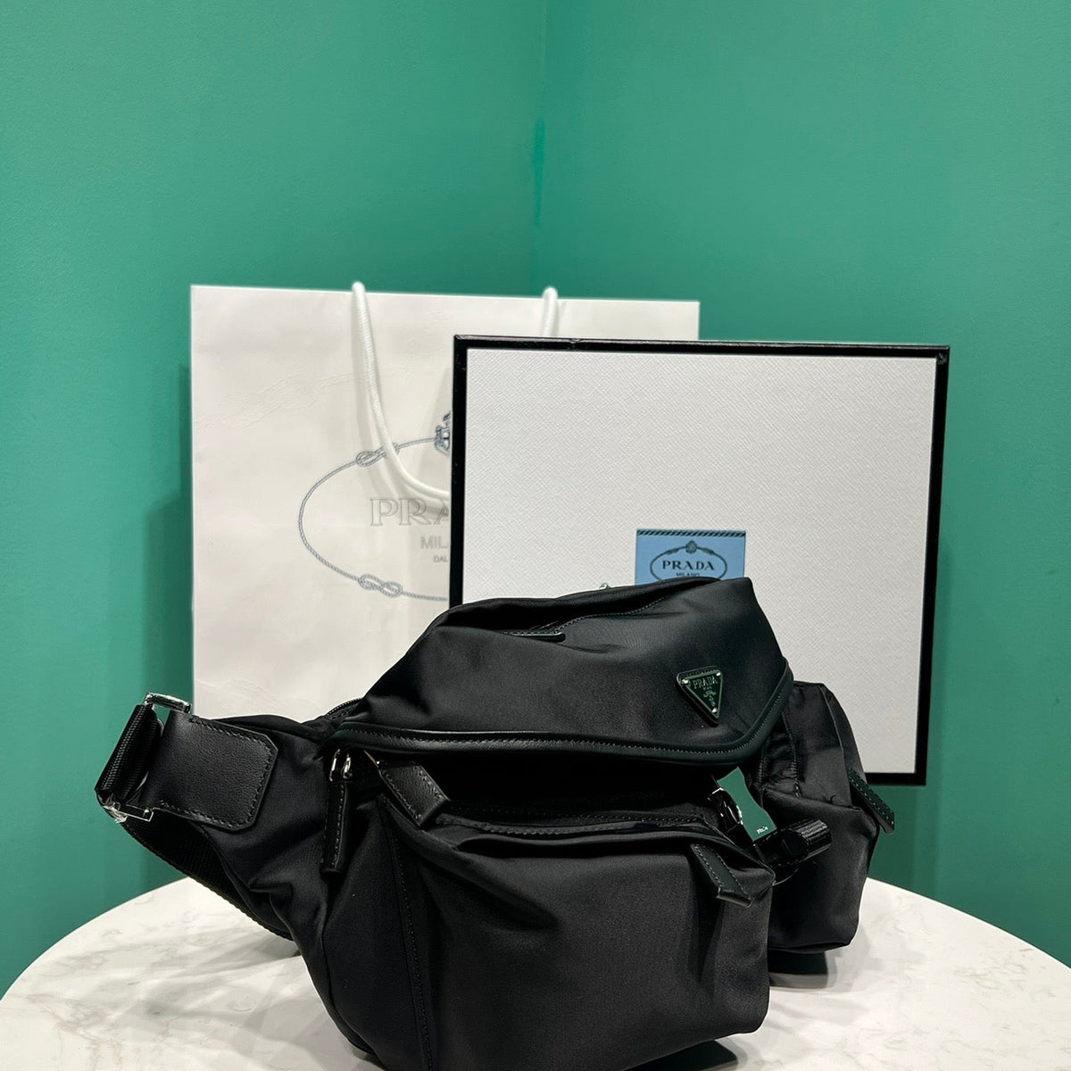 PD RE-NYLON BELT BAG