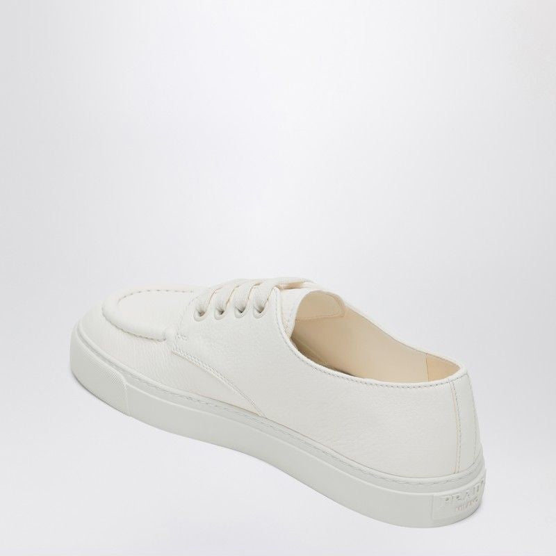 PRADA Ultra-Modern Hammered Leather Sneakers for Men