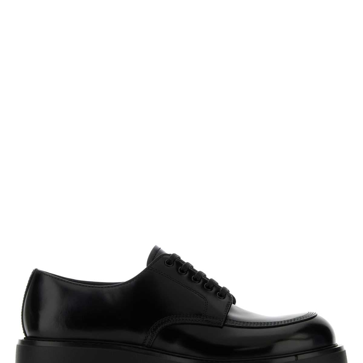 PRADA Men's Leather Lace-Up Shoes