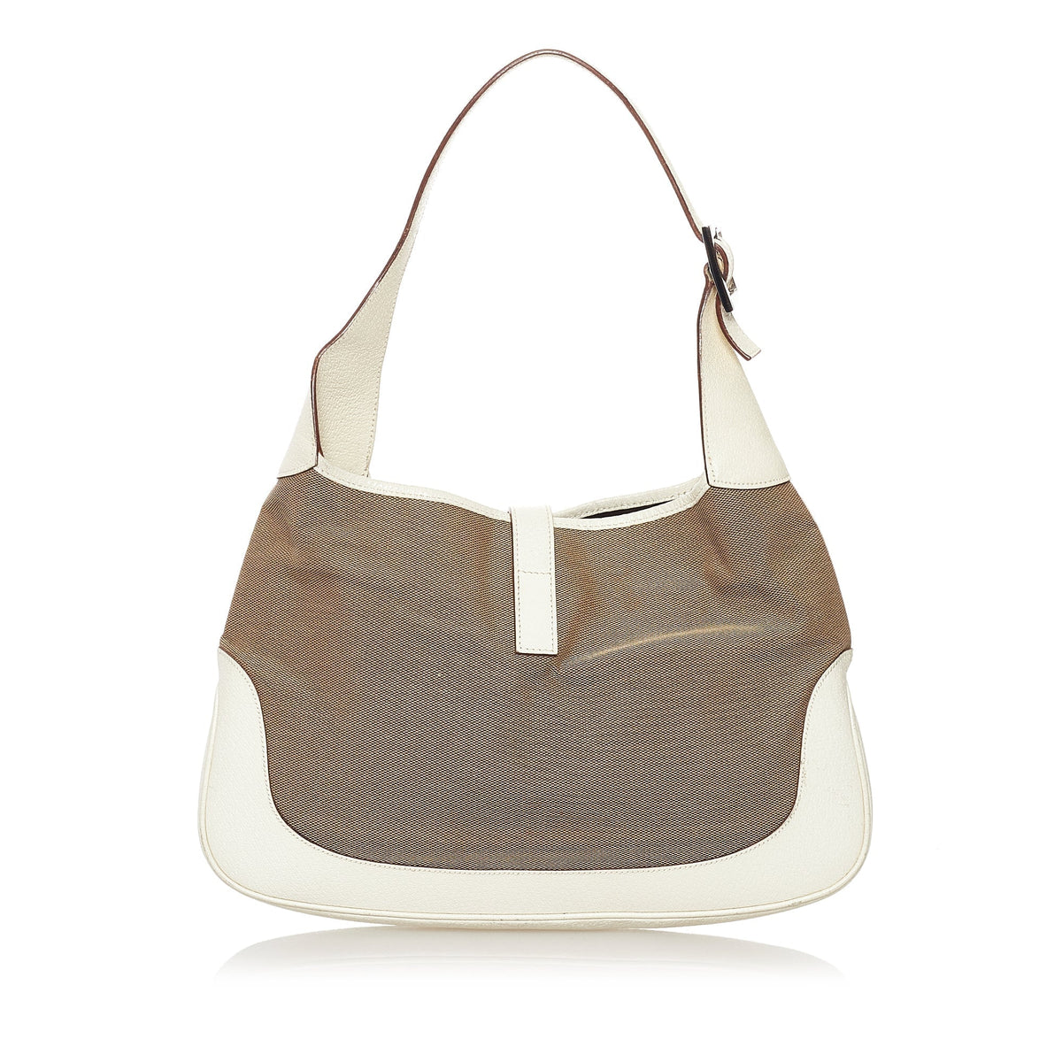 Gucci Jackie Canvas Shoulder Bag