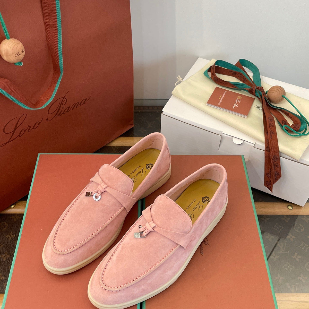 LORO P SUMMER CHARMS LOAFERS
