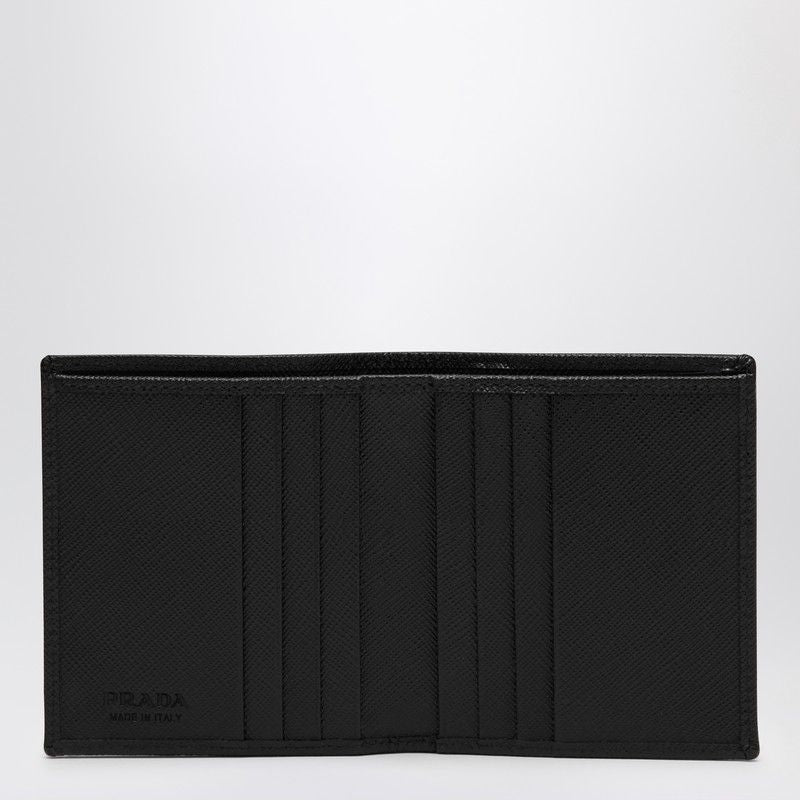 PRADA Mini Nylon and Saffiano Leather Wallet