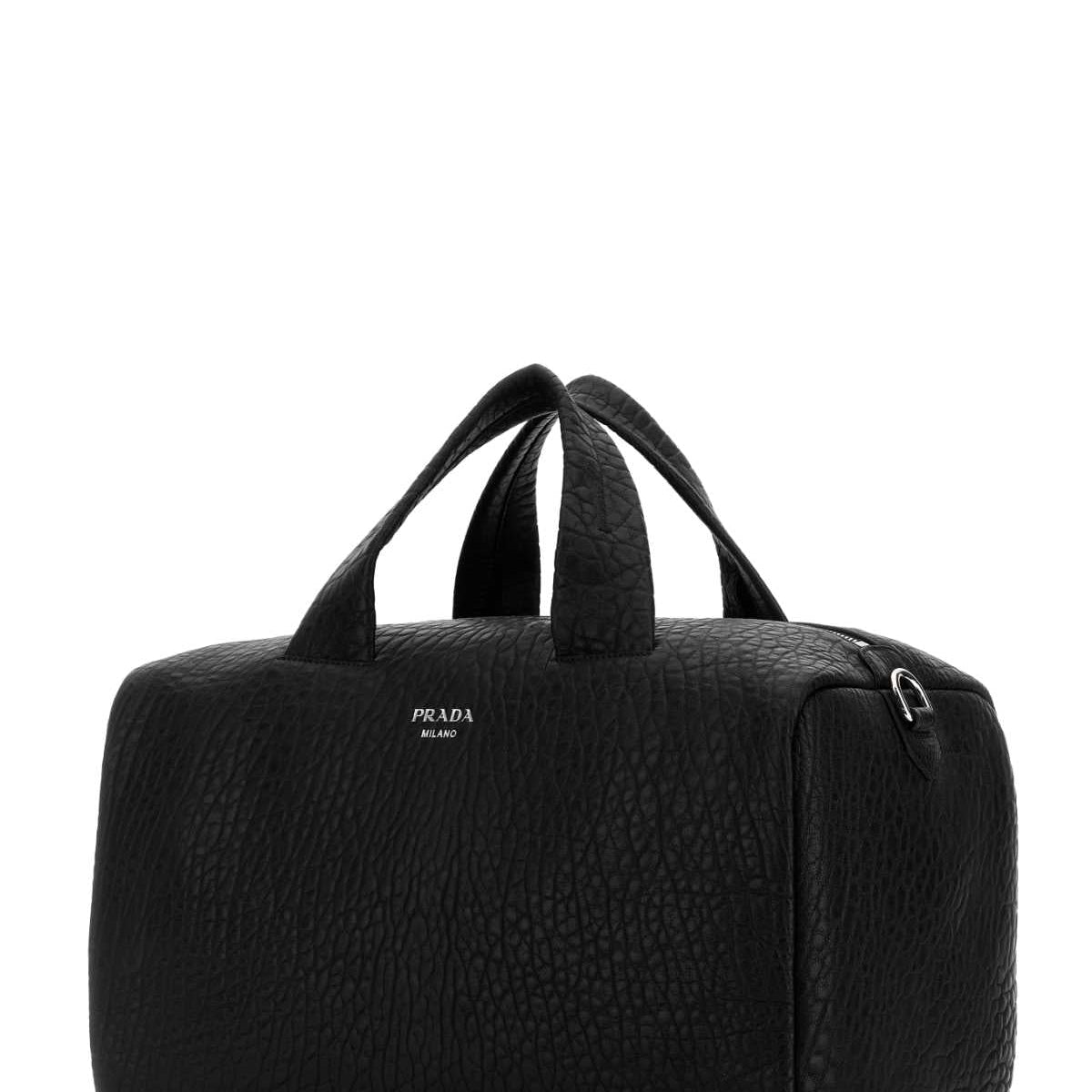 PRADA Nappa Leather Travel Handbag