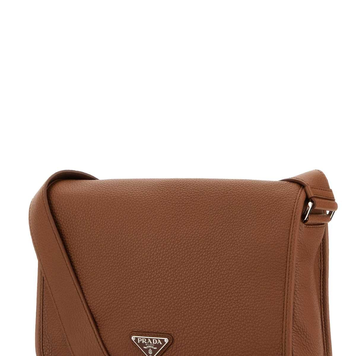 PRADA Mini Leather Crossbody Handbag for Men