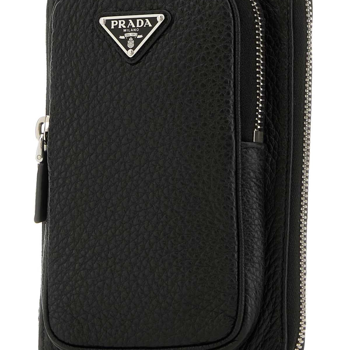 PRADA Stylish Leather Phone Case for Men