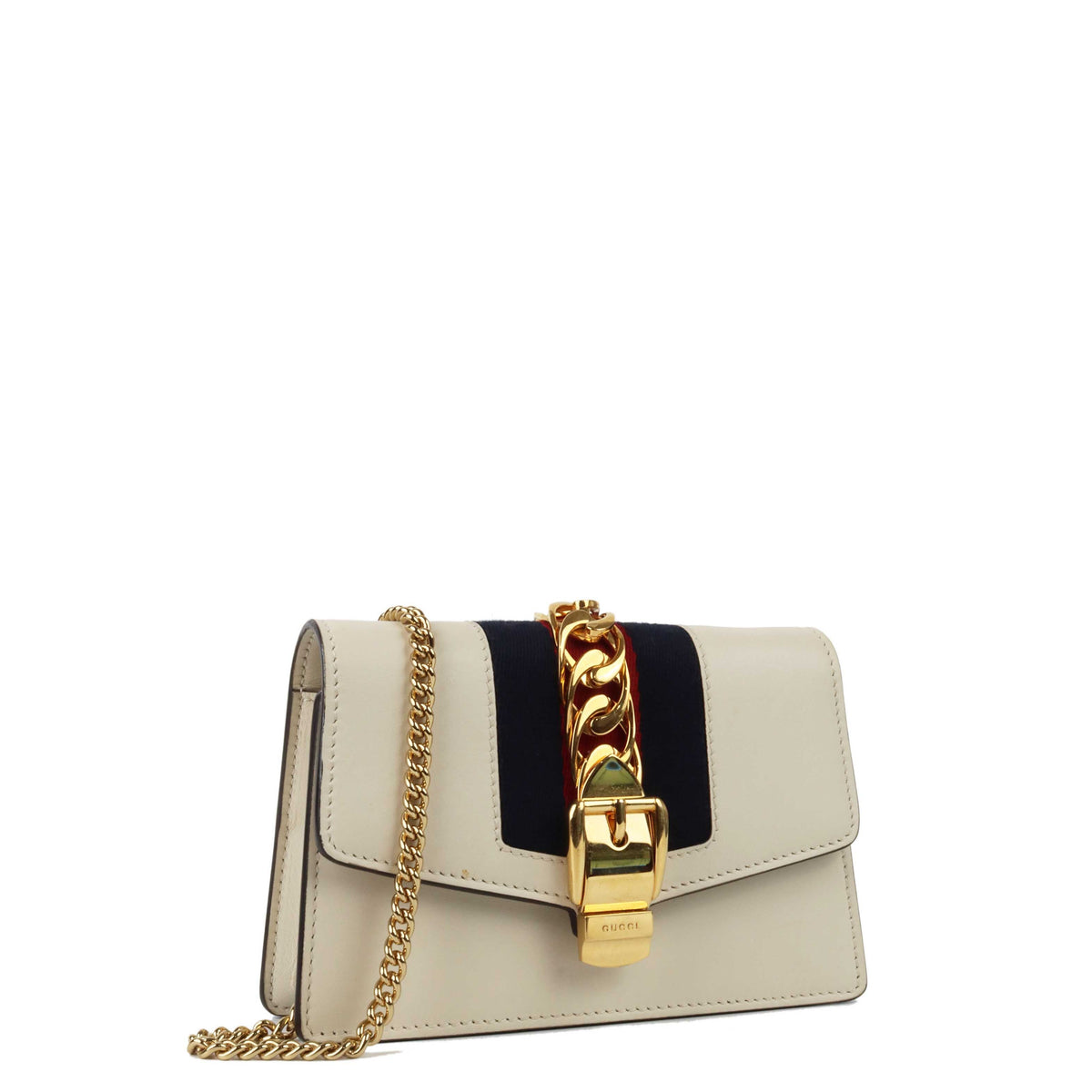 Gucci Mini White Sylvie Bag *