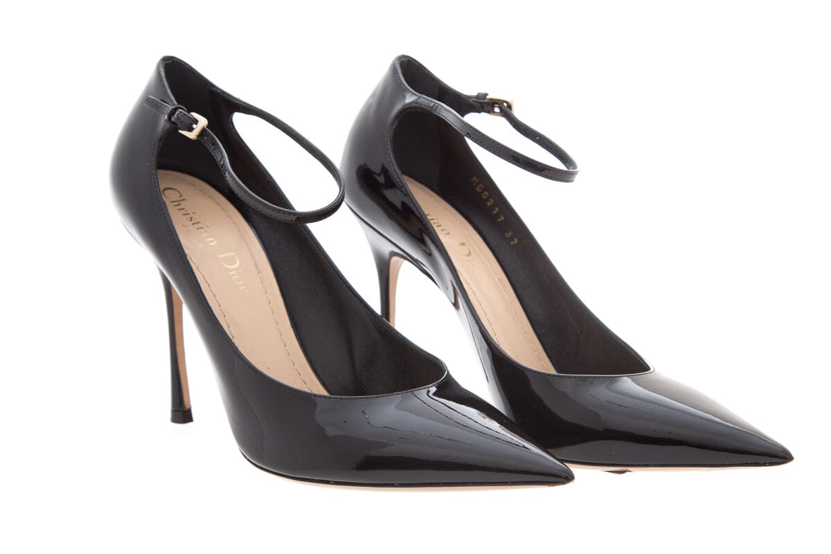 Dior Black Patient Heels SZ 37