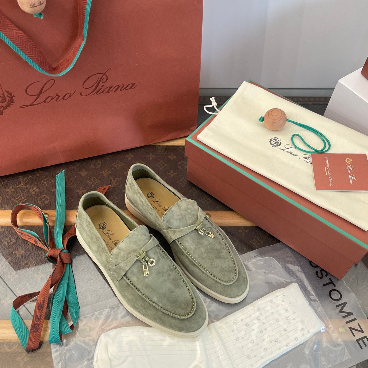 LORO P SUMMER CHARMS LOAFERS