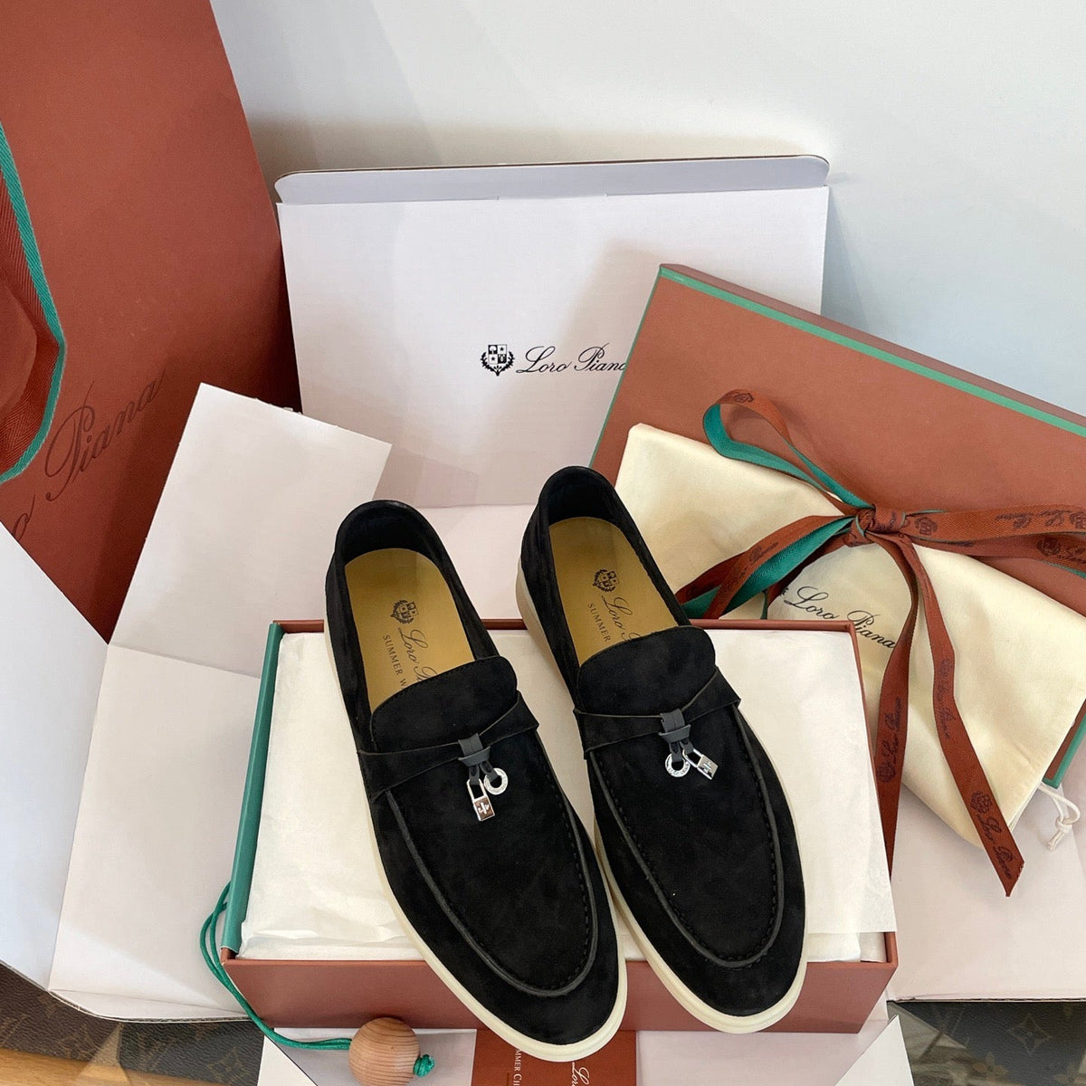 LORO P SUMMER CHARMS LOAFERS