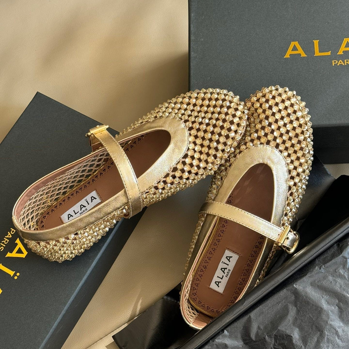 ALAIA BALLET FLATS