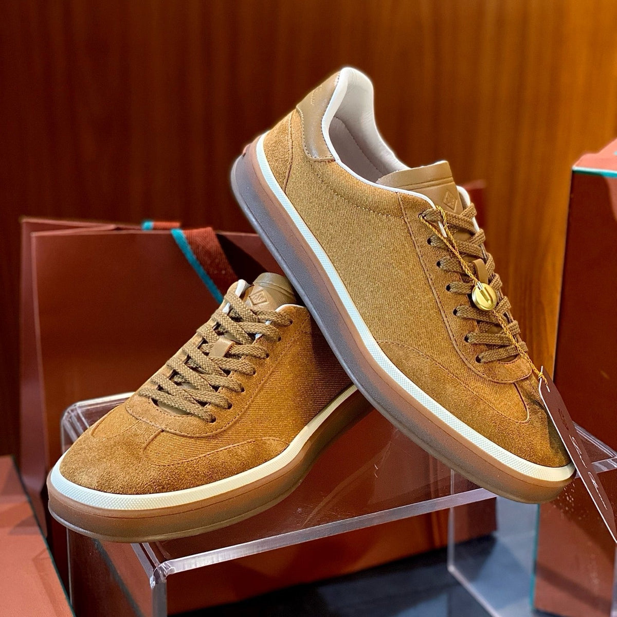 LORO P TENNIS WALK TRAINERS