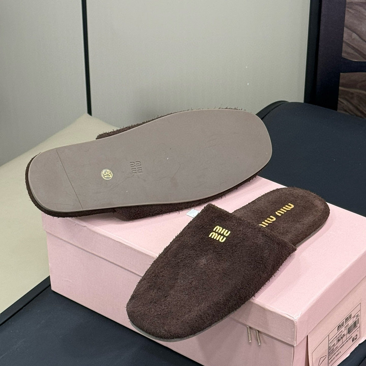 MIU M SLIPPERS