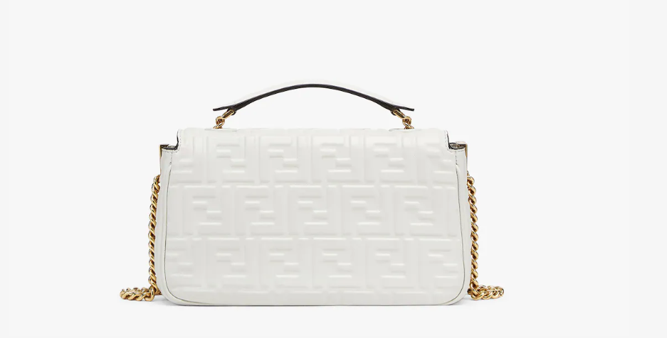 Fendi Baguette Chain Midi Nappa leather Bag