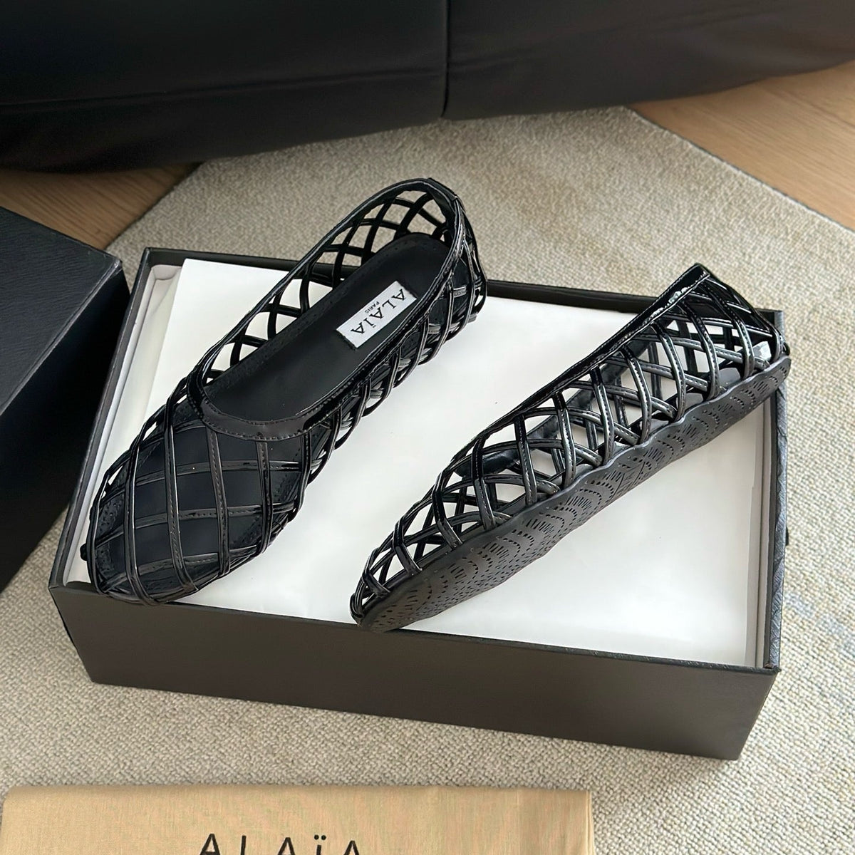 ALAIA BALLET FLATS