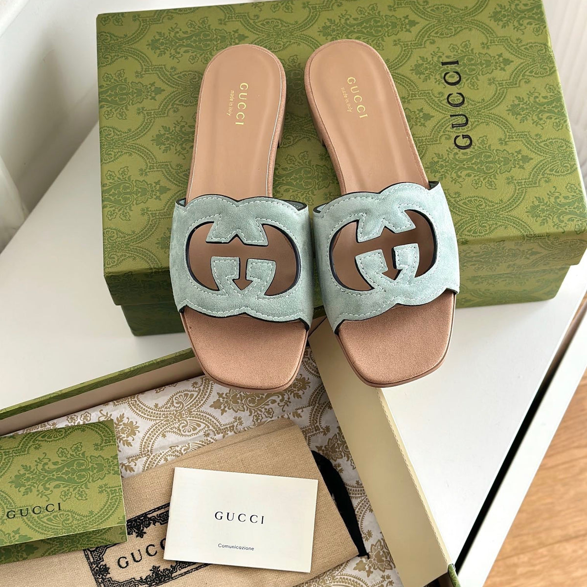GG CUT OUT SANDALS