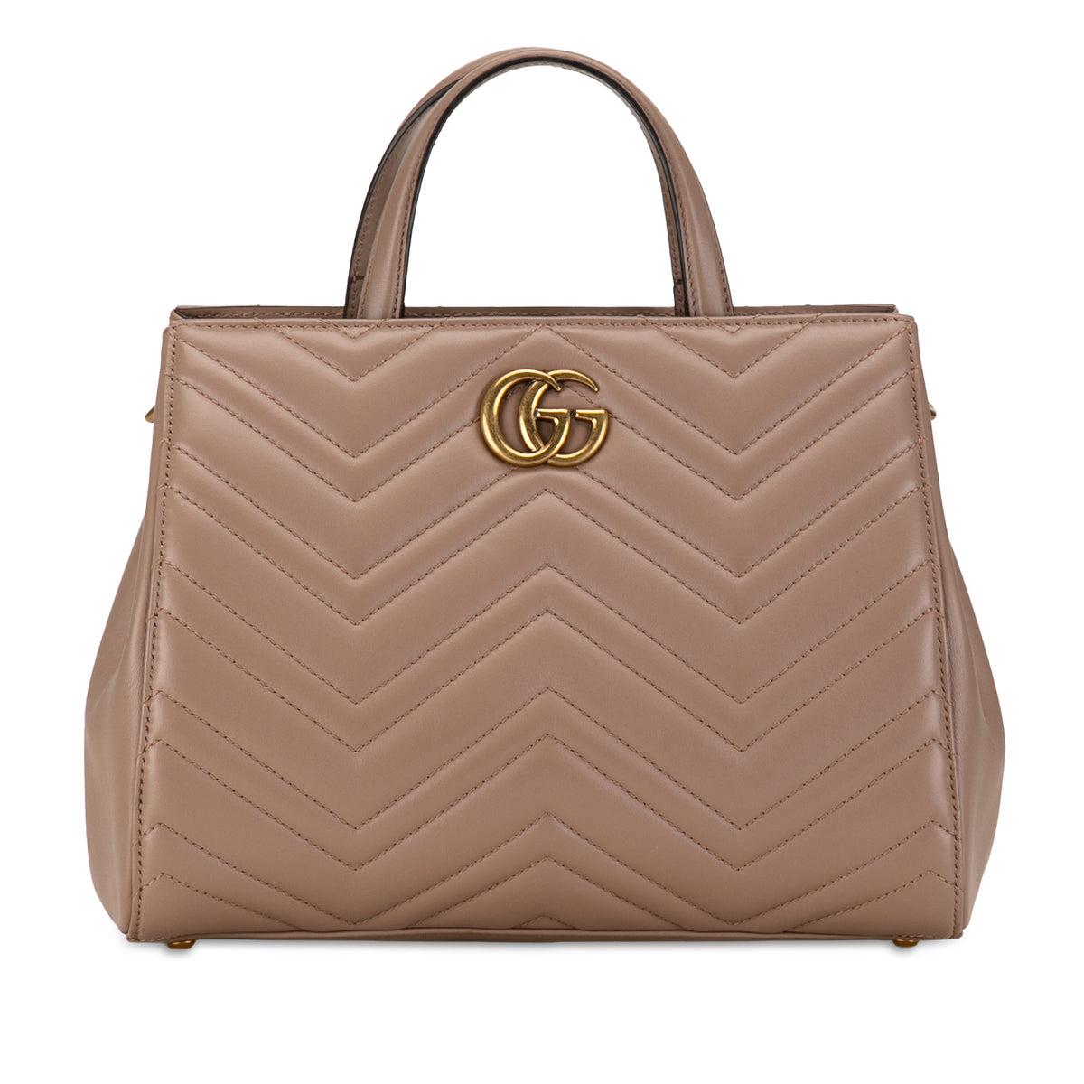 GUCCI Small GG Marmont Matelasse Tote Satchel