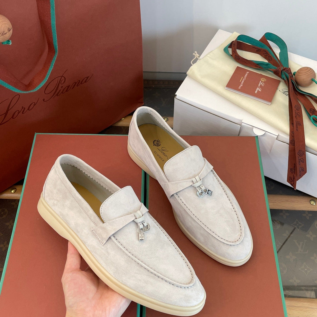 LORO P SUMMER CHARMS LOAFERS